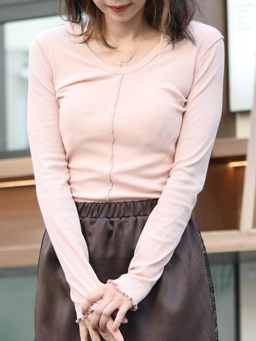 TYNVIE 棉质荷叶边叠穿上衣 - 玫瑰色 商品图4