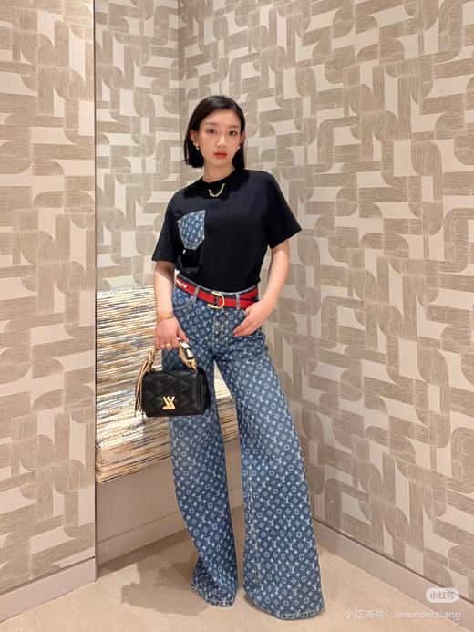 驴家 爆款神裤强势来袭 老花牛仔裤(KX*MM) 商品图0