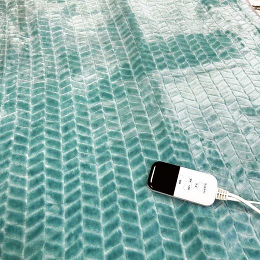 BURES 水暖毯子 冬季暖身毯加热毯  定时恒温 麦穗绒加厚沙发加热垫子 商品图4