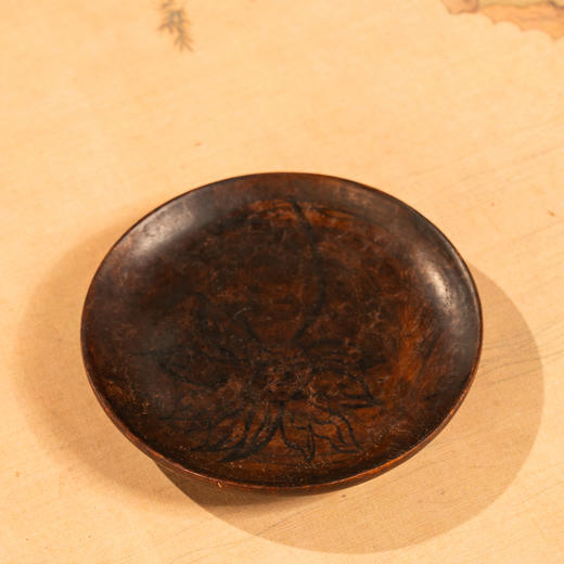 清	瘿木整挖香盘 商品图3