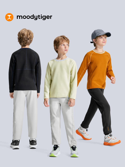 男女同款摇粒绒卫衣25秋新童装柔软双面穿上衣53510304【DR】 商品图1