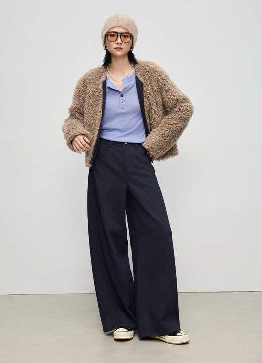 【高品质私服】【D家浮雕提花牛仔窄腰小香蕉裤】垂感饱满还舒弹，既随性不羁，又复古细腻，G1597-CC【无标出货 介意慎拍】 商品图3