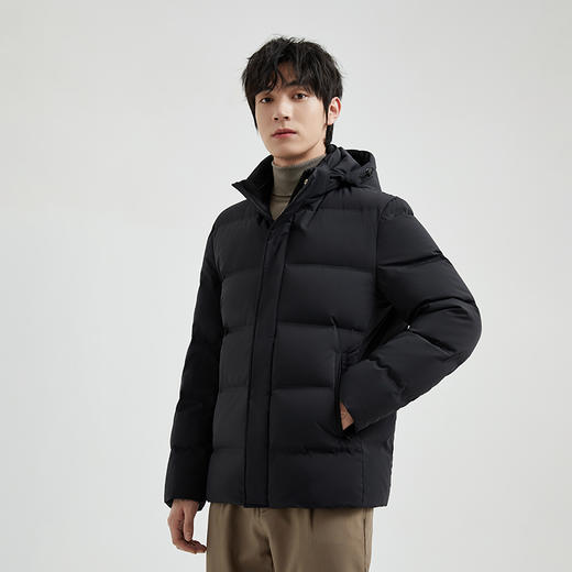 男士6188短款商务休闲羽绒服 甄选90白鸭绒（常熟羽绒服工厂购） 商品图3