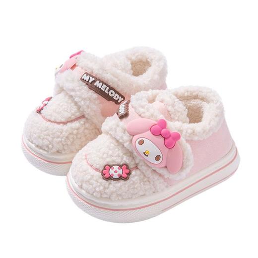 【库洛米儿童棉拖鞋】秋冬季女童公主三丽鸥室内保暖加绒亲子鞋 商品图4