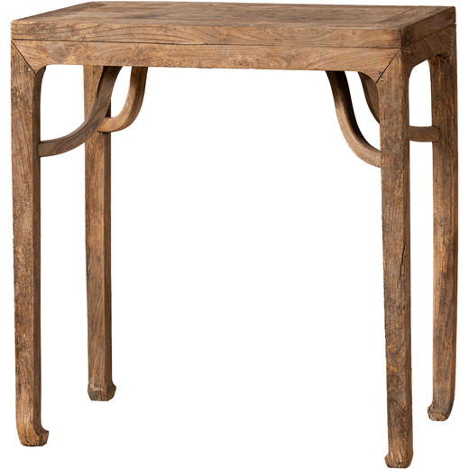 清早期	榉木霸王枨四面平条桌 商品图5