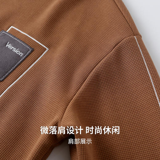 面料光滑细腻，保暖性强 加绒卫衣 商品图6