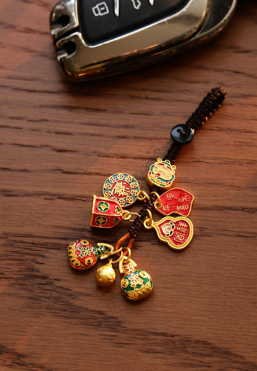 到手2个！【财神爷吞金兽招财纳福钥匙扣】吉祥纳福、万事如意、招财平安，新的一年赶紧入！做生意的更要入！ 商品图4