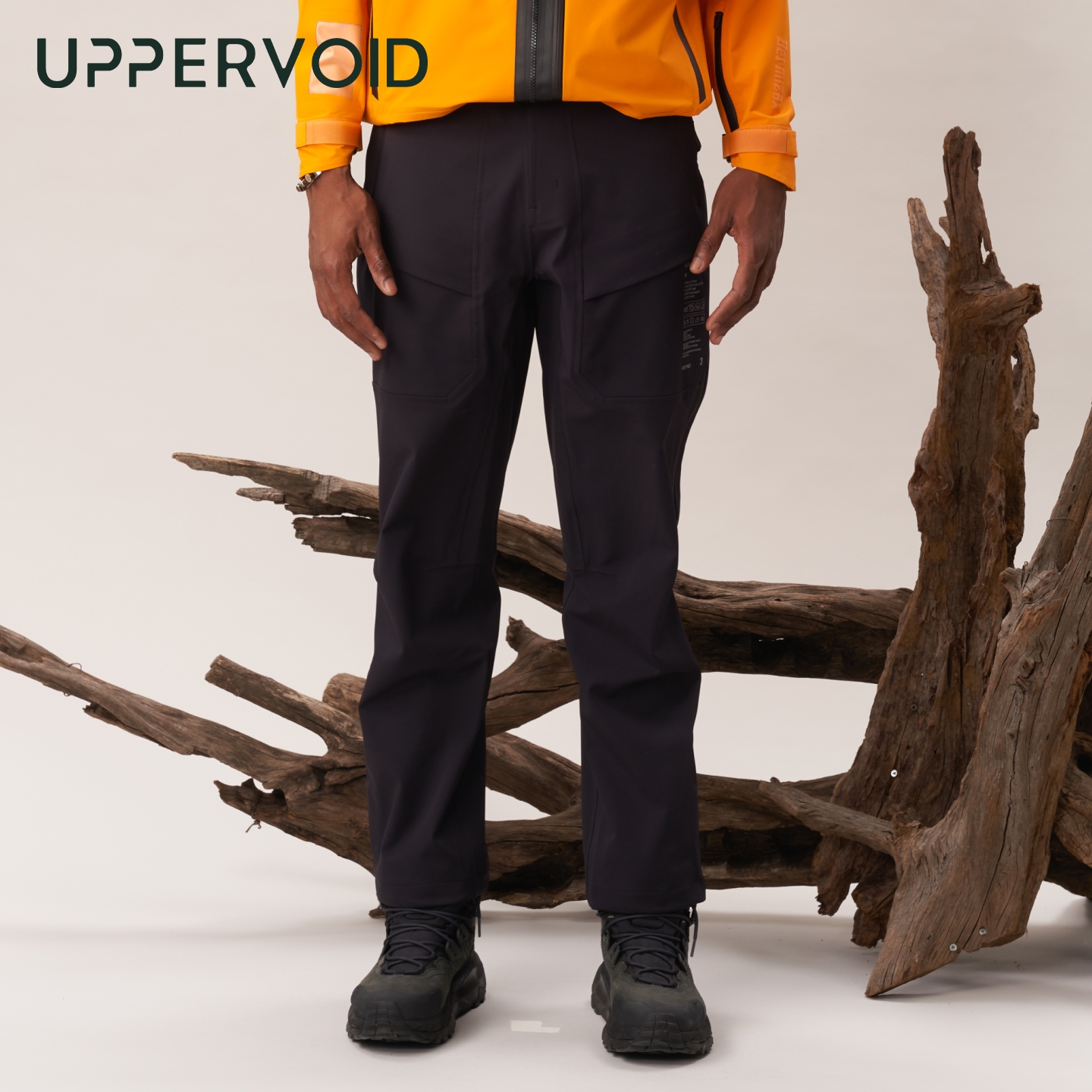 KOOTNEY加绒冲锋裤户外休闲防水软壳裤男UPPERVOID二普纬度