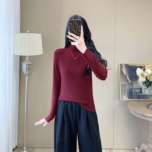 【99元2件】女士秋冬高领打底衫烟囱领里衫【FF25835】 商品图2