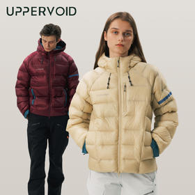 连帽羽绒服保暖排骨外套鹅绒吐司服男女冬新款UPPERVOID二普纬度