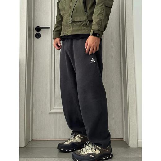 三色发售！！AC*Polartec 刺绣Logo 机能户外 双面摇粒绒 运动束口休闲卫裤 商品图3