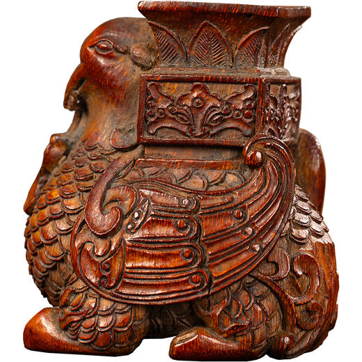 清	竹雕瑞兽负鼎摆件 商品图5