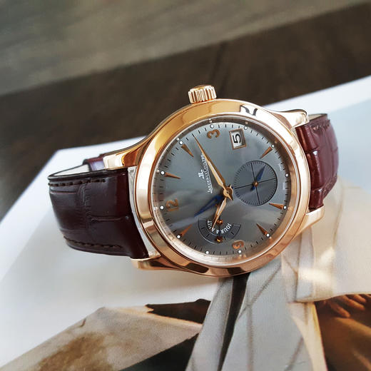 【95新】Jaeger-LeCoultre积家Q1622420自动机械机芯日期显示、双时区显示、昼夜显示40mm（男款）大师系列18k玫瑰金031125TJ18 商品图4