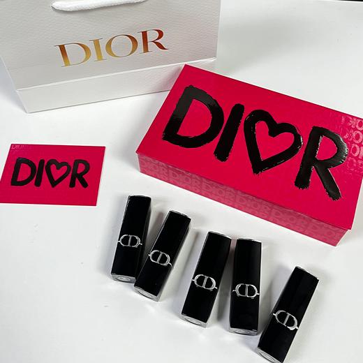 蚂蚁溯源【送礼袋】DIOR迪奥爱心口红五件套小样1.5g*5支（丝绒999+丝绒720+丝绒840+丝绒777+丝绒772） 商品图1