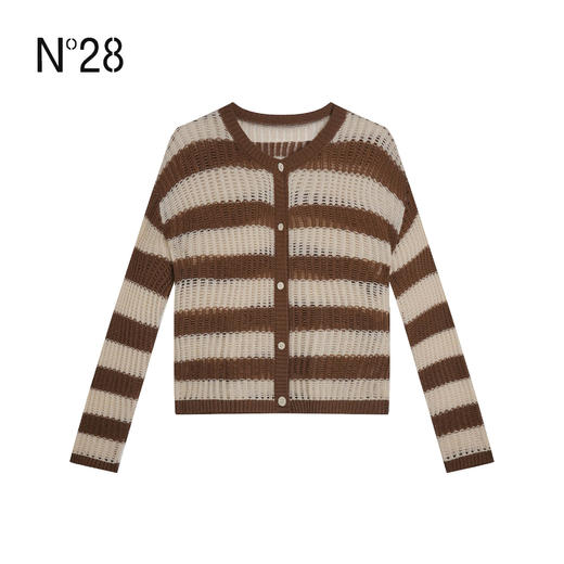 N°28 春秋款毛衫显瘦设计师时尚气质轻奢打底长袖针织衫895381M256 商品图1