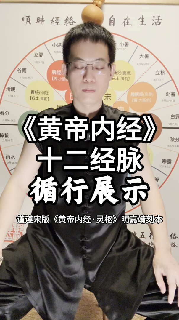 第十四节：《黄帝内经》十二经脉循行真人现场展示