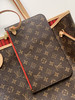 秋冬特惠💰1290 渠道级LV【全钢五金 变码芯片】te级 全套包装 M41177老花红 经典购物袋 中号 商品缩略图6
