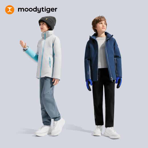 男女童冬季压胶加厚保暖防风鹅羽绒服54110704/54210704 商品图6