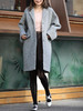 TYNVIE 纯羊毛超大号纽扣外套 - 淡灰色 商品缩略图12