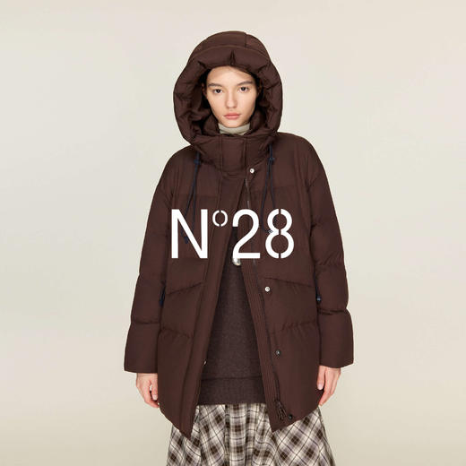 N°28 90鹅绒服女秋冬中长款廓形加厚外套 8855A1Y262 商品图2