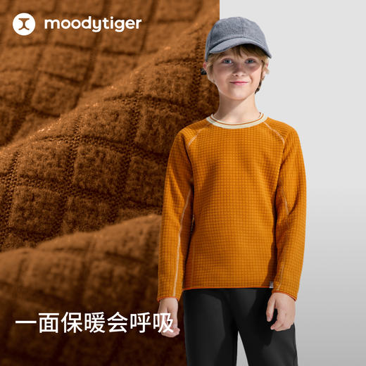 男女同款摇粒绒卫衣25秋新童装柔软双面穿上衣53510304【DR】 商品图0