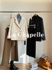 拉夏贝尔/La Chapelle高级感重工编织小香风外套~翻领双排扣廓形西装 商品缩略图6
