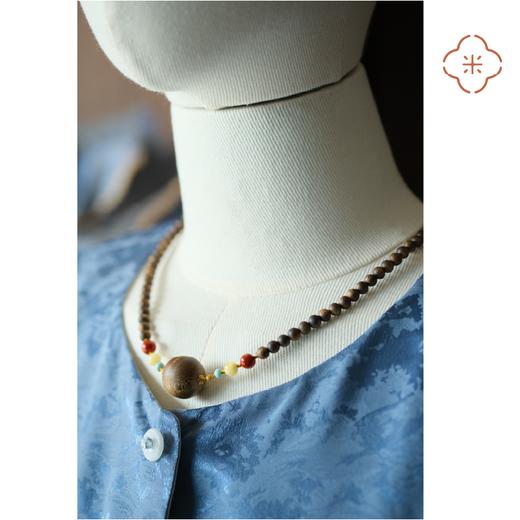 米马饰物 天然奇楠项链 有“球”必应 颔首闻香 静心养气 商品图2