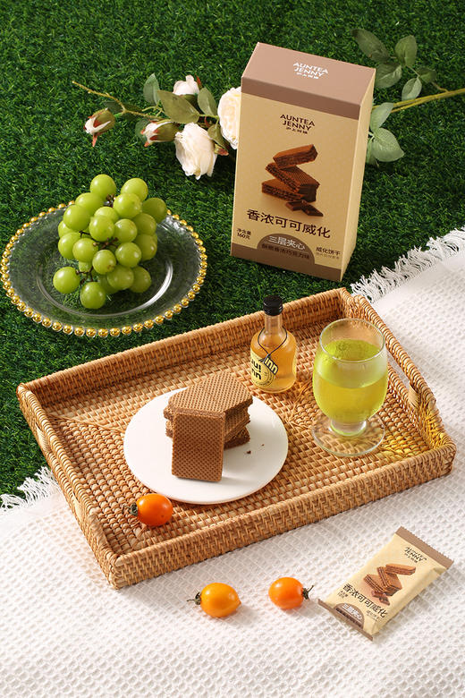 沪上阿姨巧克力豆乳威化饼 商品图3