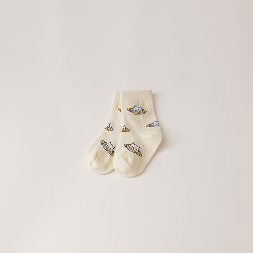 马克珍妮男童四季穿猫咪星球短袜2025年新款551896 商品图1