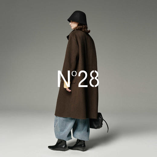 N°28【情书大衣】女秋冬长款/短款皮质牛角扣高级毛呢外套 8855A1D522/8855A1D525 -12.14直播 商品图6