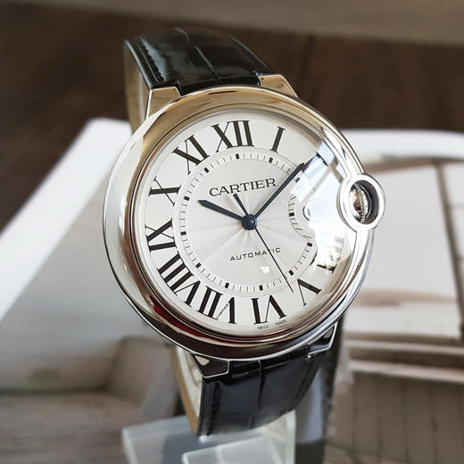 【95新】CARTIER卡地亚W69016Z4自动机械机芯日期显示42mm（男款）蓝气球系列精钢111125NJS17 商品图2