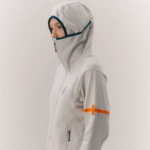 IJI抓绒服连帽轻量保暖外套女秋冬新款UPPERVOID二普纬度 商品图3