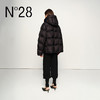 N°28 保暖连帽90鹅绒服女秋冬排骨羽绒外套8855A1Y255 商品缩略图3