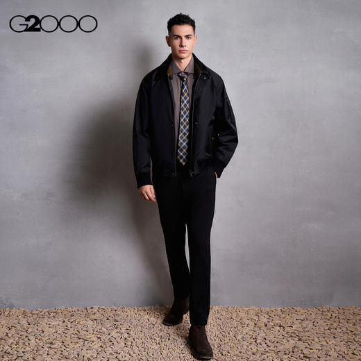 G2000男装Fw25商场新款【多面弹】时尚百搭修身锥形休闲长裤58169967 商品图4