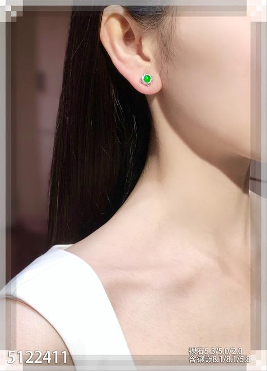 5122411，蛋面耳钉。具体价格微信咨询 商品图4