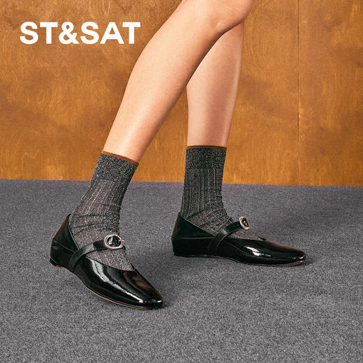 星期六简约轻奢一脚蹬玛丽珍SSD3111584 商品图0
