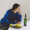 绽放809朵/阿兰毛衣·纯羊毛克莱因蓝绞花针织开衫宽松羊毛衫外套 商品缩略图1