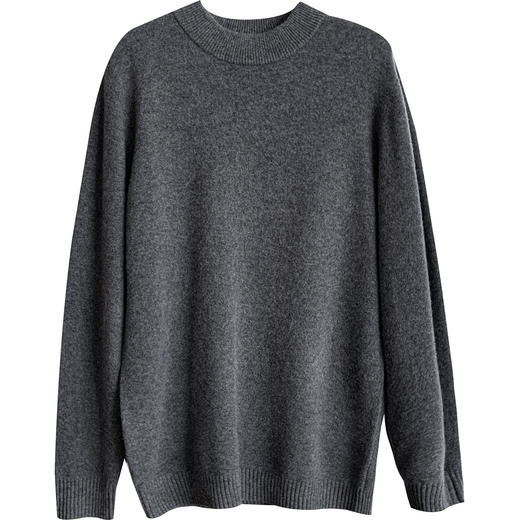 可机洗！全羊毛经典螺纹男士针织衫冬季圆领长袖保暖毛衣秋冬款！ 商品图4