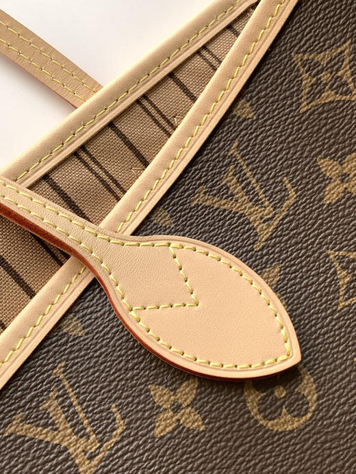 秋冬特惠💰1290 渠道级LV【全钢五金 变码芯片】te级 全套包装 M40995老花杏 经典购物袋 中号 商品图4