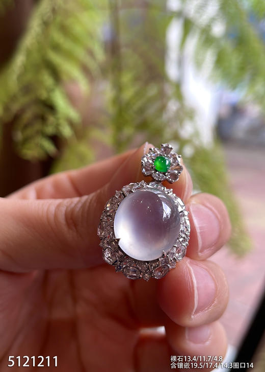 5121211，蛋面戒指吊坠两用款，具体价格微信咨询 商品图3