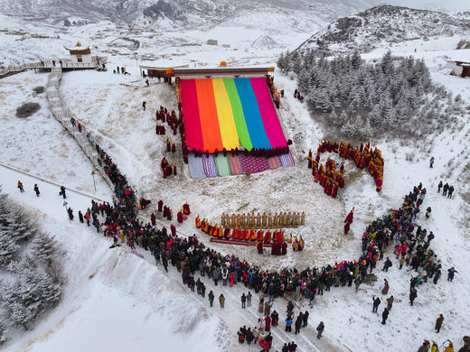 雪域藏节·光影朝圣 【甘南】 正月|郎木寺晒佛节、扎尕那、西仓亮宝节、酥油花灯会、拉卜楞寺、米拉日巴佛阁8天 商品图12