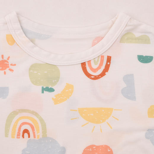 棉果果春季新品男宝女宝满印柔软舒适莫代尔套头套装M101302426007 商品图3