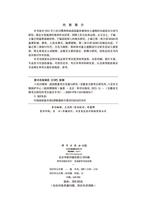 六安白鹭洲——战国楚墓考古发掘与研究 商品图2