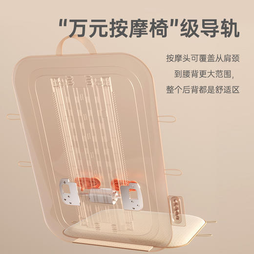 攀高智能腰背按摩垫深层揉捏缓解酸痛办公室家用两用 商品图2
