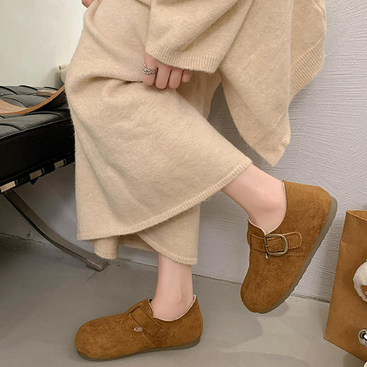 leos viti加绒勃肯鞋 | 一脚蹬设计 加绒保暖 上脚舒适 柔软轻便 商品图1