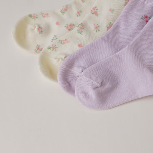 马克珍妮女童柔软弹力花边中筒袜2025年秋冬新款551935 商品图4