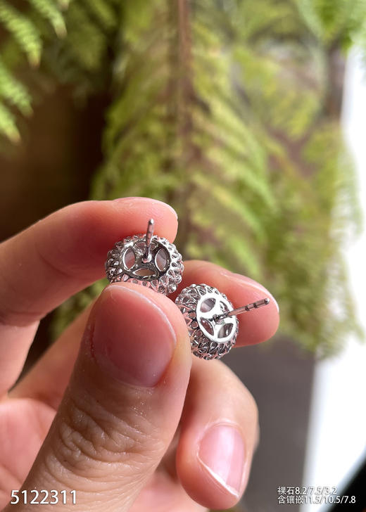 5122311，蛋面耳钉。具体价格微信咨询 商品图5