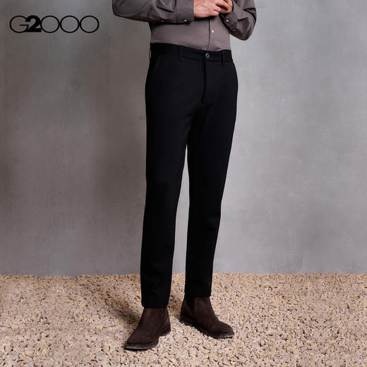 G2000男装Fw25商场新款【多面弹】时尚百搭修身锥形休闲长裤58169967 商品图0