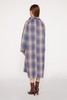 LNNNS 宽松羊绒格纹呢子大衣 9985 商品缩略图2