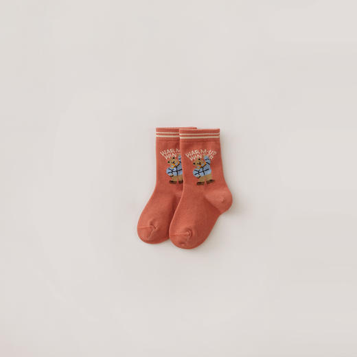 马克珍妮男童四季穿滑雪小熊短袜2025年新款551930 商品图2